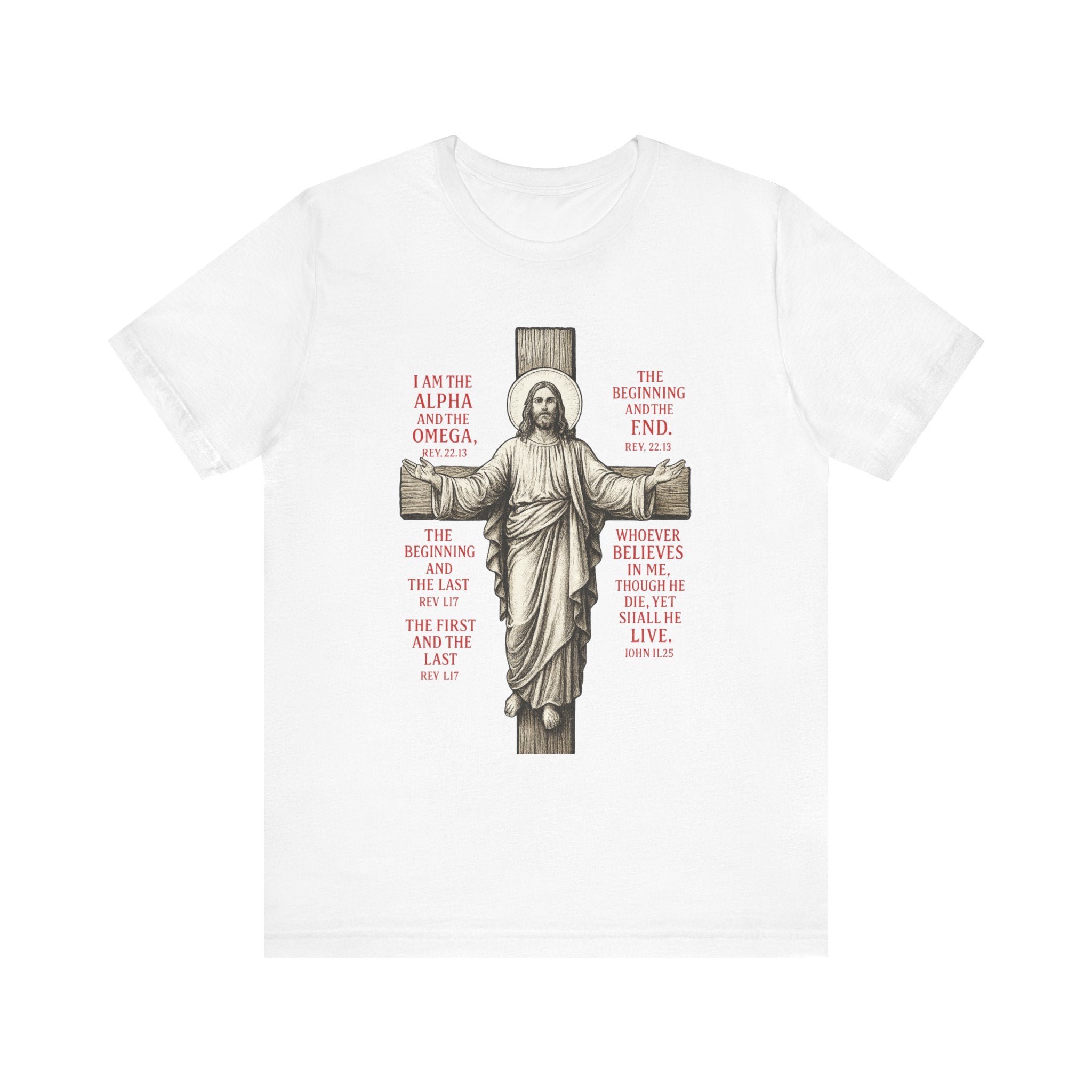 Faith-Inspired Unisex Jersey Tee with Inspirational Design
