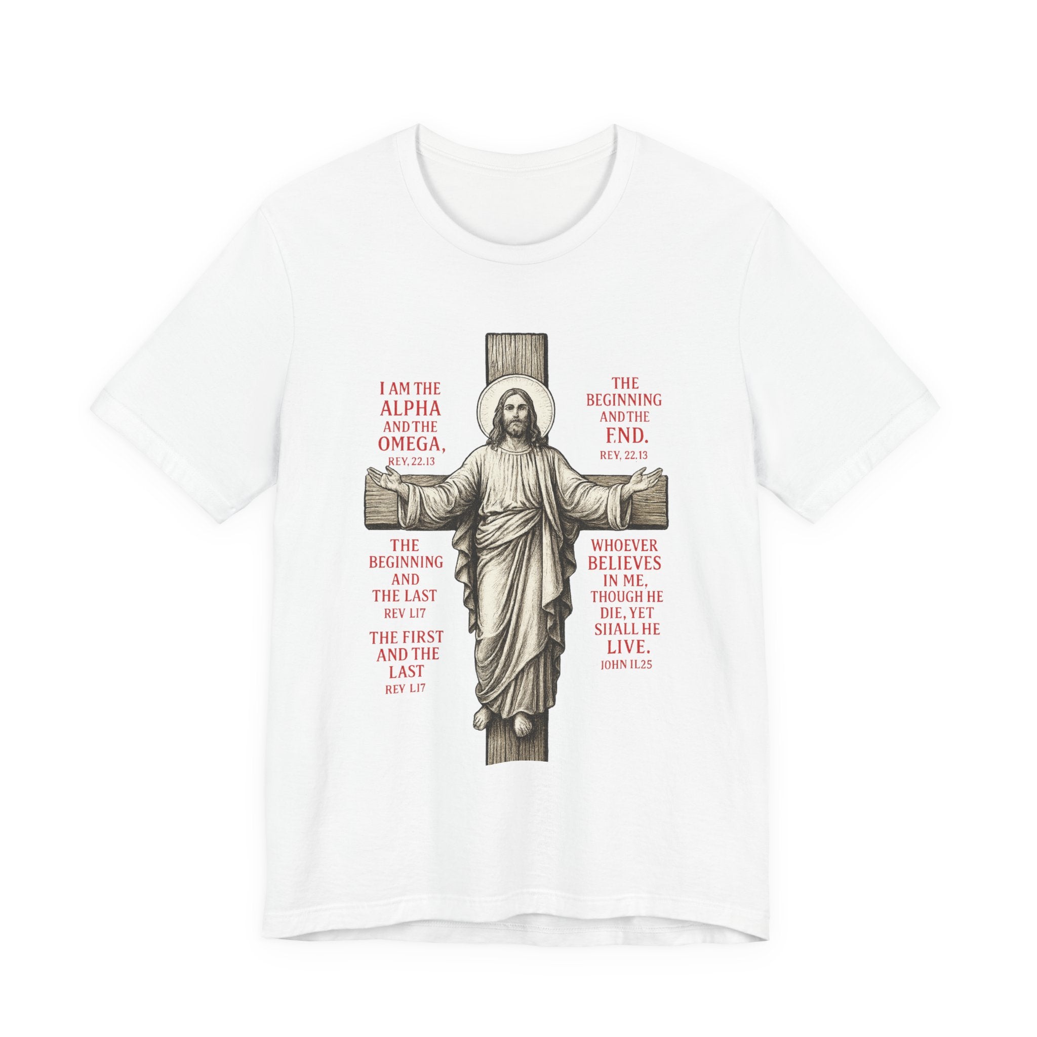 Faith-Inspired Unisex Jersey Tee with Inspirational Design