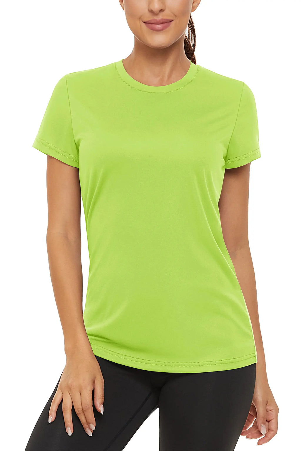 TACVASEN Summer Casual T-shirts UPF 50+ Quick Dry Womens Skin Sun Protection T-shirt Outdoor Running Swim Athletic T shirts Tops