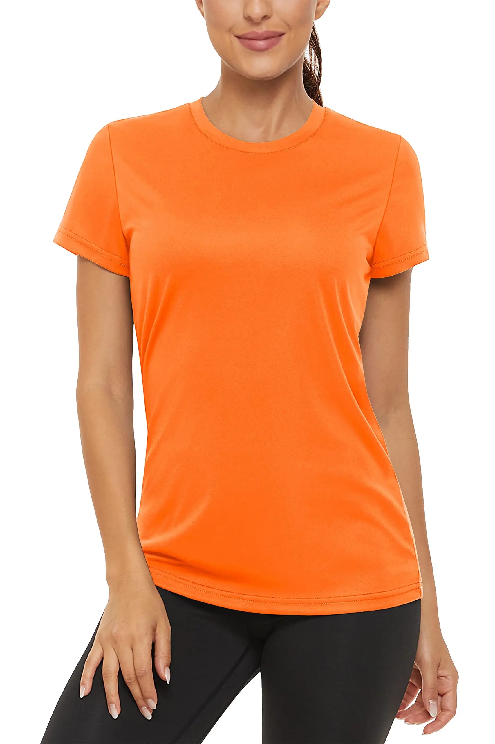 TACVASEN Summer Casual T-shirts UPF 50+ Quick Dry Womens Skin Sun Protection T-shirt Outdoor Running Swim Athletic T shirts Tops